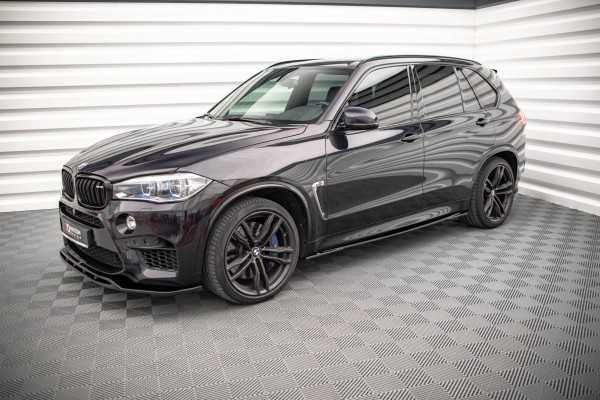 Seitenschweller Ansatz für V.1 für BMW X5 M F85 schwarz Hochglanz