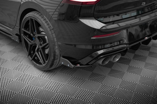Heck Ansatz Flaps Diffusor V.6 +Flaps für Volkswagen Golf R Mk8