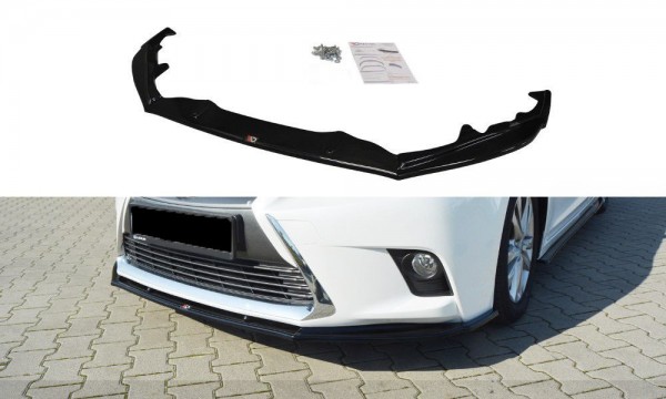 Front Ansatz V.1 für Lexus CT Mk1 Facelift schwarz Hochglanz