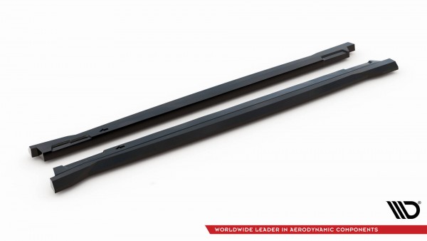 Seitenschweller Ansatz für Hyundai Tucson N-Line Mk4 schwarz Hochglanz