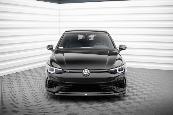 Verlängerung motorhaube Volkswagen Golf Mk8 schwarz Hochglanz