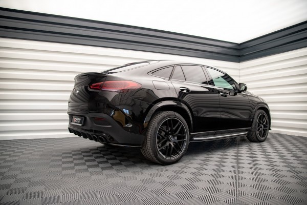 Seitenschweller Ansatz für Mercedes-AMG GLE Coupe C167 schwarz matt