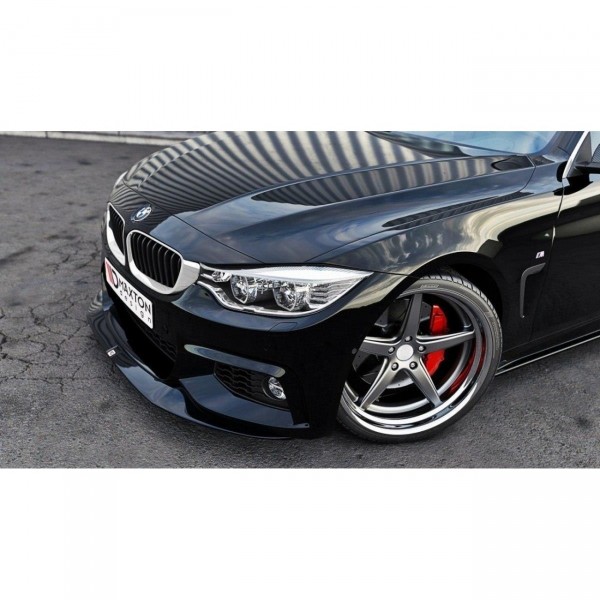 Front Ansatz V.2 für BMW 4er Coupe / Gran Coupe / Cabrio M-Paket F32 / F36 / F33 schwarz Hochglanz
