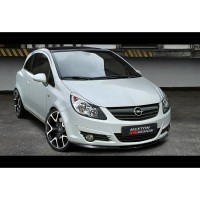 Front Ansatz für OPEL CORSA D (vor Facelift) schwarz Hochglanz Front Ansatz für OPEL CORSA D (vor Facelift) schwarz Hochglanz