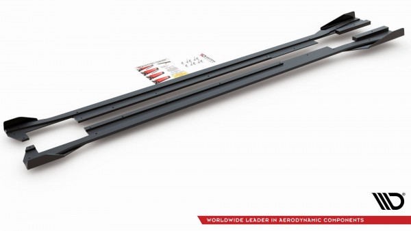 Robuste Racing Seitenschweller Ansatz + Flaps Volkswagen Arteon R-Line