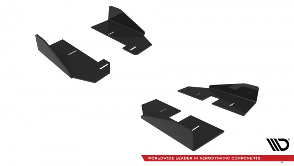 Side Flaps für Audi A5 Sportback F5 Facelift schwarz Hochglanz