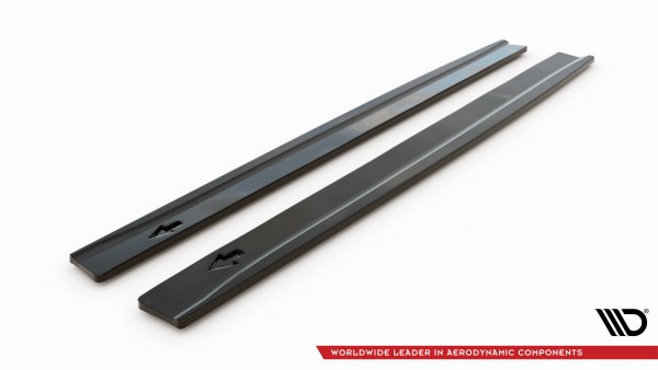 Seitenschweller Ansatz für Suzuki Vitara S Mk2 schwarz Hochglanz
