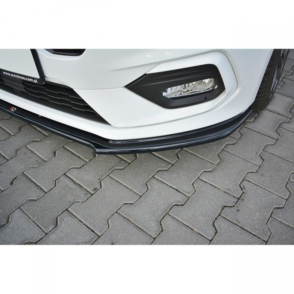 Front Ansatz V.2 für Ford Fiesta Mk8 ST / ST-Line schwarz Hochglanz