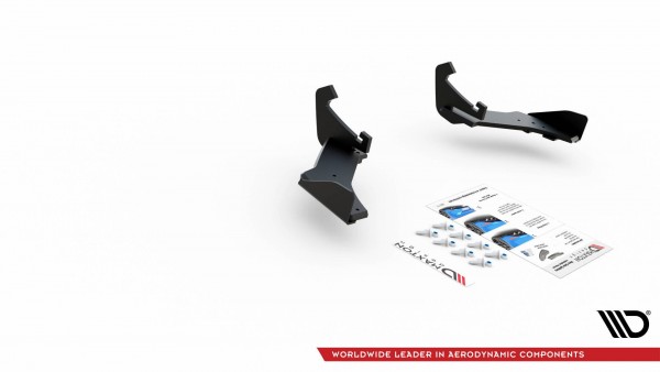 Robuste Racing Heck Ansatz Flaps Diffusor +Flaps für VW Golf 7 R Facelift