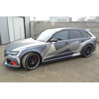 Seitenschweller Ansatz für Audi RS6 C7 / C7 FL schwarz Hochglanz Seitenschweller Ansatz für Audi RS6 C7 / C7 FL schwarz Hochglanz