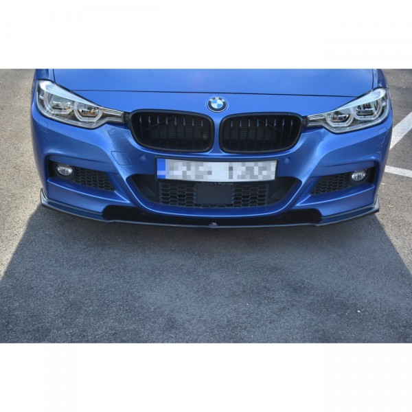 Front Ansatz für BMW 3er F30 FL SEDAN M-SPORT schwarz Hochglanz