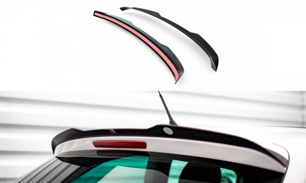 Spoiler CAP für Seat Ibiza FR SC Mk4 Facelift schwarz Hochglanz