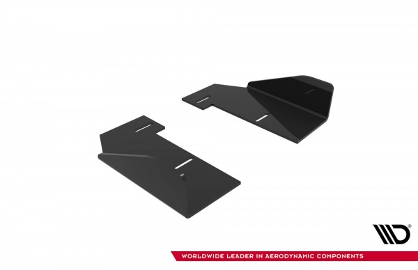 Side Flaps für Audi A5 Sportback F5 Facelift schwarz Hochglanz