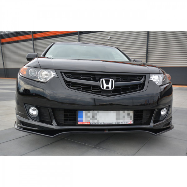 Front Ansatz für HONDA ACCORD MK.8 TYPE-S CU-Serie vor Facelift SEDAN schwarz Hochglanz