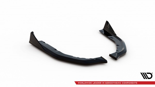 Heck Ansatz Flaps Diffusor V.3 für CSL Look BMW M3 Limousine / Touring G80 / G81 schwarz Hochglanz