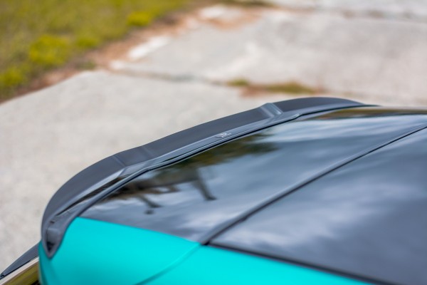 Spoiler CAP für Volvo V40 Carbon Look