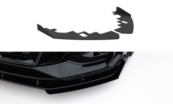 Front Flaps Flaps für Audi RS5 Coupe / Sportback F5 schwarz Hochglanz