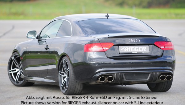 Rieger Heckeinsatz Audi A5 (B8/B81) Coupé