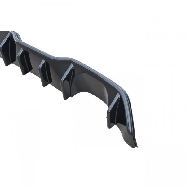 Diffusor Heck Ansatz für Ford Fiesta ST Mk7 FL schwarz Hochglanz