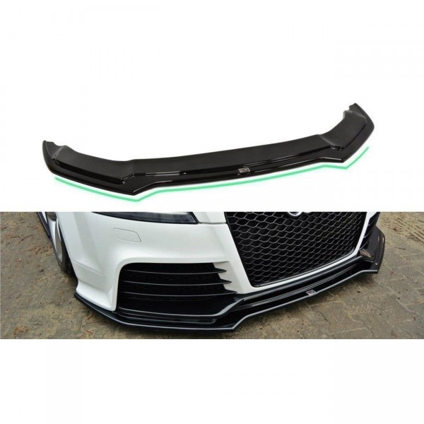 Front Ansatz V.2 für Audi TT RS 8J schwarz Hochglanz