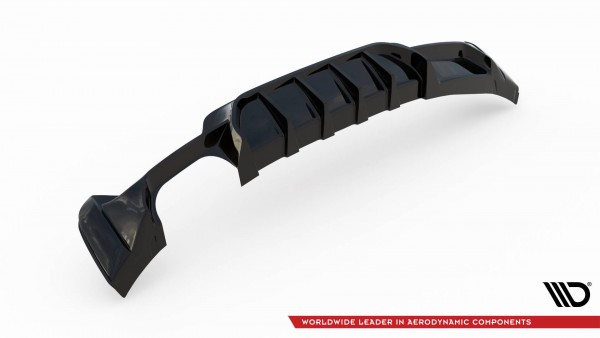 Diffusor Heck Ansatz für BMW 4er Coupe / Gran Coupe / Cabrio M-Paket F32 / F36 / F33 (Version mit ei