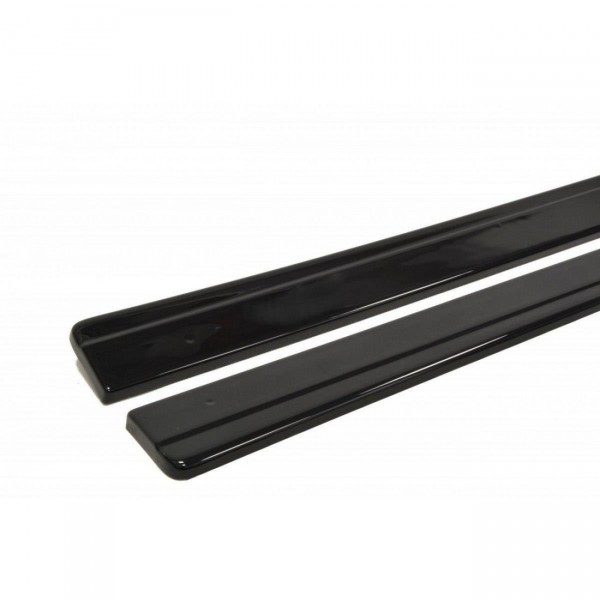 Seitenschweller Ansatz für Mitsubishi Lancer Evo X schwarz Hochglanz