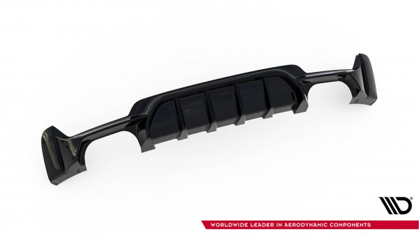 Diffusor Heck Ansatz für BMW 4er Coupe / Gran Coupe / Cabrio M-Paket F32 / F36 / F33 (Version mit Do