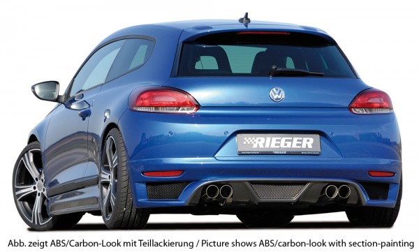 Rieger Heckschürzenansatz VW Scirocco 3 (13) 2-tür.