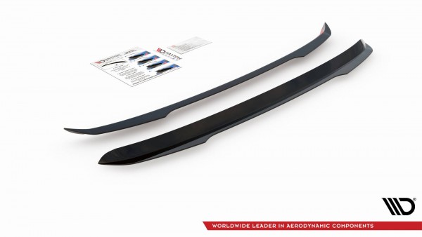 Spoiler CAP für Volkswagen Passat B8 Variant schwarz Hochglanz
