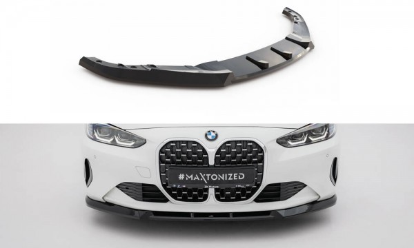 Front Ansatz für BMW 4er Coupe / Cabrio G22 / G23 schwarz Hochglanz