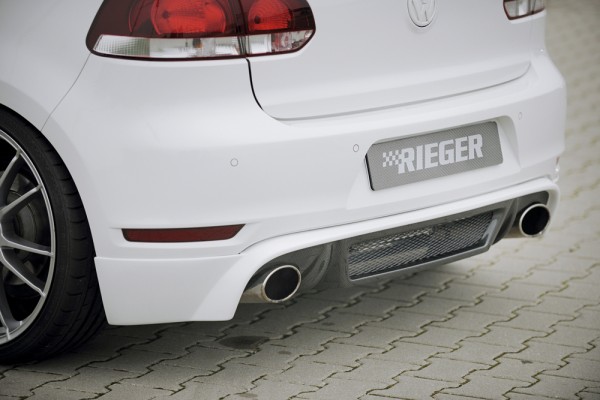 Rieger Heckschürzenansatz VW Golf 6 GTI Diffusor