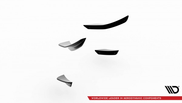 Stoßstangenflügel vorne (Canards) für Volkswagen Polo GTI Mk6 Facelift