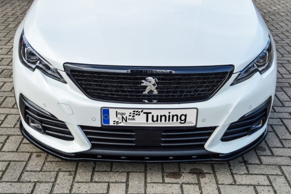 CUP Frontspoilerlippe aus ABS (nur passend für GT +GT-Line+ GTI) hochglanz schwarz Peugeot 308II GT,