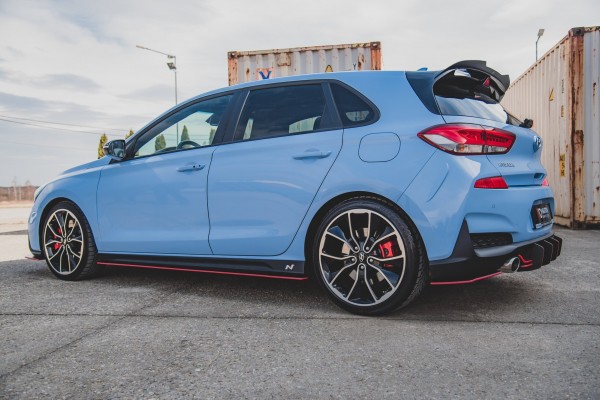 Robuste Racing Seitenschweller Ansatz für für V.1 Hyundai I30 N Mk3 / Mk3 FL Hatchback / Fastback