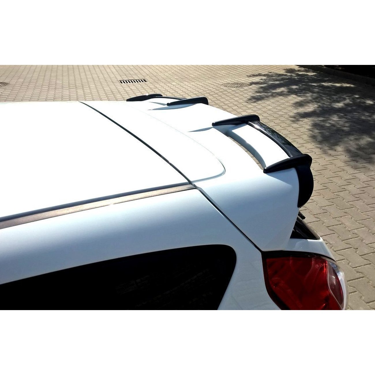 Heckflügel Dachspoiler Heckspoiler für Ford Fiesta MK8 Carbonlook