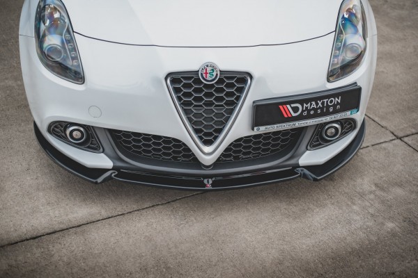 Front Ansatz V.3 für Alfa Romeo Giulietta schwarz Hochglanz