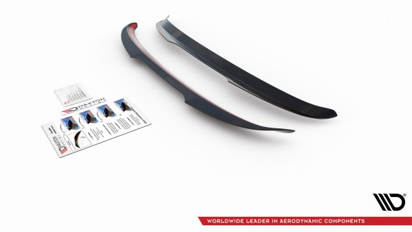 Spoiler CAP für Volkswagen T-Cross schwarz Hochglanz