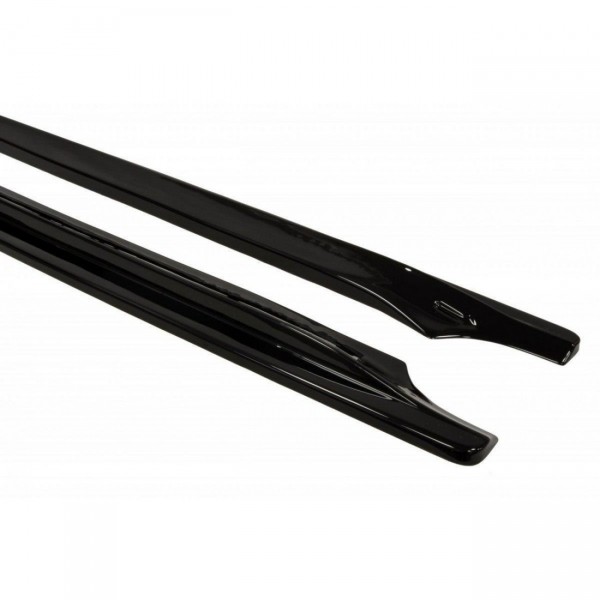 Seitenschweller Ansatz für Jeep Grand Cherokee WK2 Summit Facelift schwarz Hochglanz