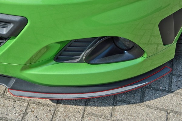 CUP Frontspoiler Flaps aus ABS gefräßt hochglanz schwarz Opel Corsa D OPC, Nürburging Edition Bj.