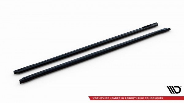 Seitenschweller Ansatz für Audi A6 Allroad C8 schwarz Hochglanz