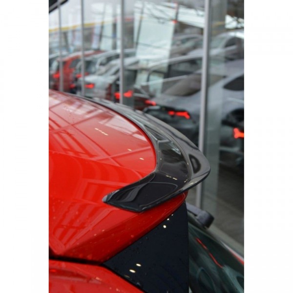 Spoiler CAP passend für Audi Q2 Mk1 schwarz Hochglanz