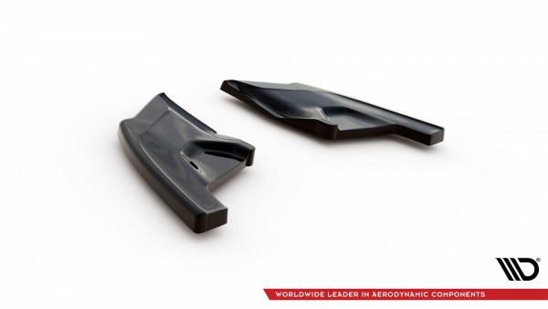 Heck Ansatz Flaps Diffusor V.3 für Volkswagen Golf GTI Mk8 schwarz Hochglanz