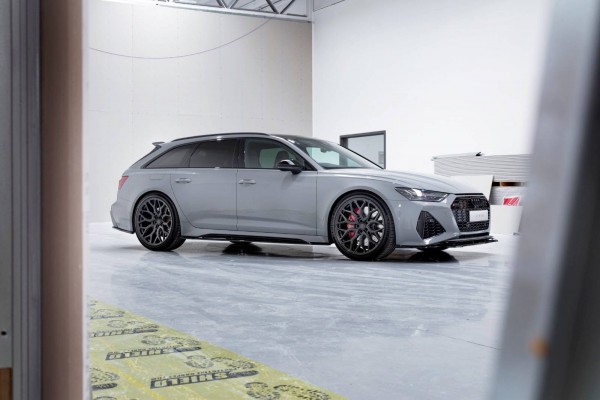 Front Ansatz V.1 für Audi RS6 C8 / RS7 C8 schwarz Hochglanz