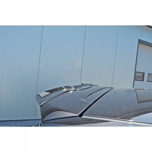 Spoiler CAP für Fiat Punto Evo Abarth schwarz Hochglanz