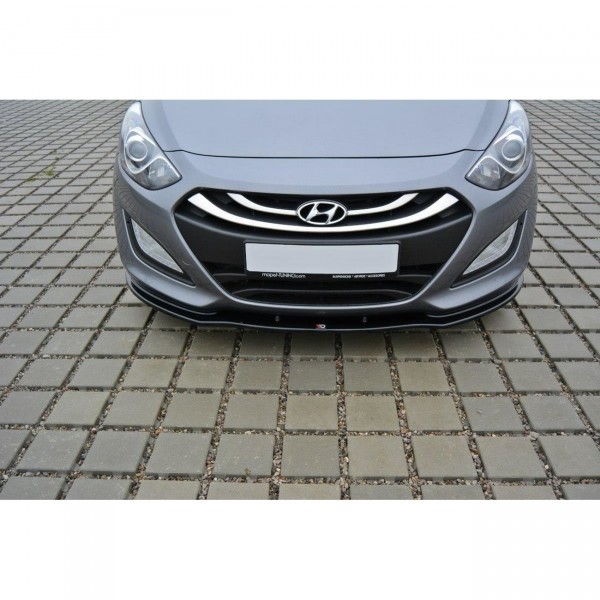 Front Ansatz für Hyundai i30 mk.2 schwarz Hochglanz