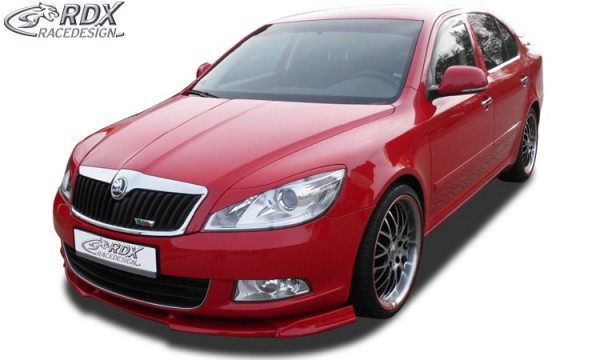 RDX Frontspoiler VARIO-X für SKODA Octavia 2 Facelift Typ 1Z 2008+ (nicht RS) Frontlippe Front Ansat