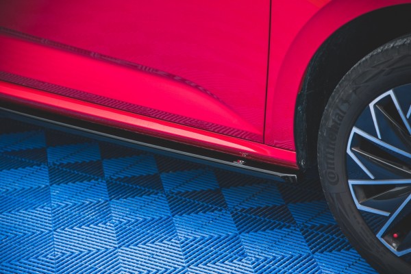 Seitenschweller Ansatz für Skoda Kamiq Carbon Look