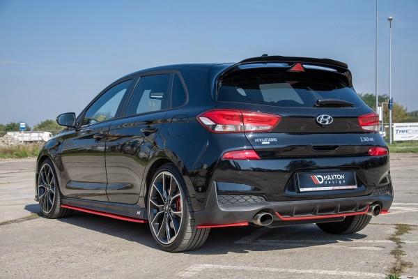 Heck Ansatz Flaps Diffusor V.2 für Hyundai I30 N Mk3 Hatchback