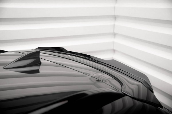 Spoiler CAP für Mazda 6 Kombi Mk3 Facelift schwarz Hochglanz