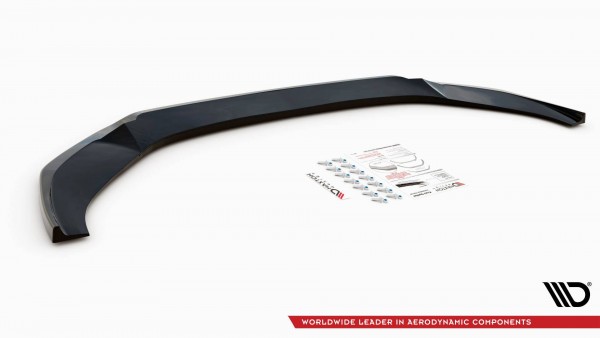 Front Ansatz V.3 für Audi A6 S-Line / S6 C8 schwarz Hochglanz